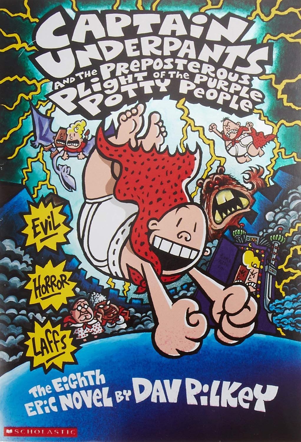 Captain Underpants and the Preposterous Plight of the Purple Potty People (Captain Underpants #8) (Volume 8) - Image 2