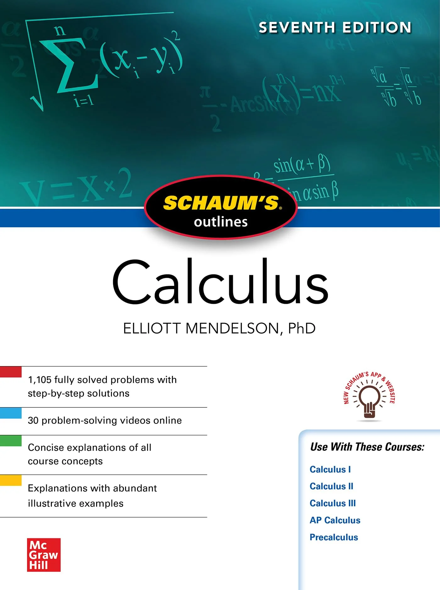 Schaum's Outline of Calculus, Seventh Edition - Image 3