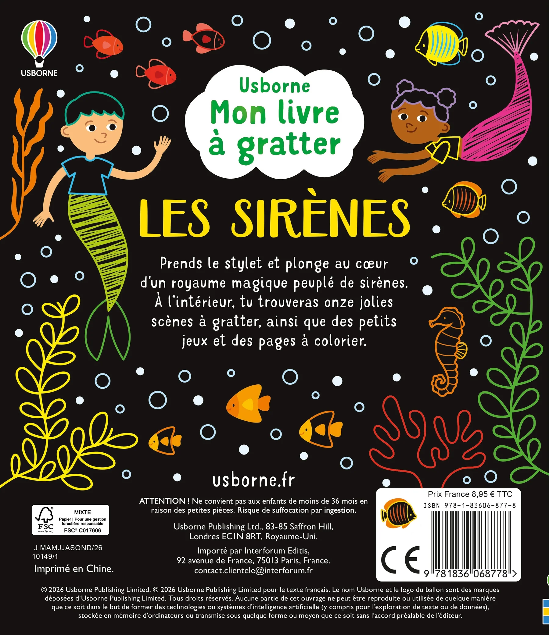Les sirènes - Mon livre à gratter - Dès 6 ans - Image 9
