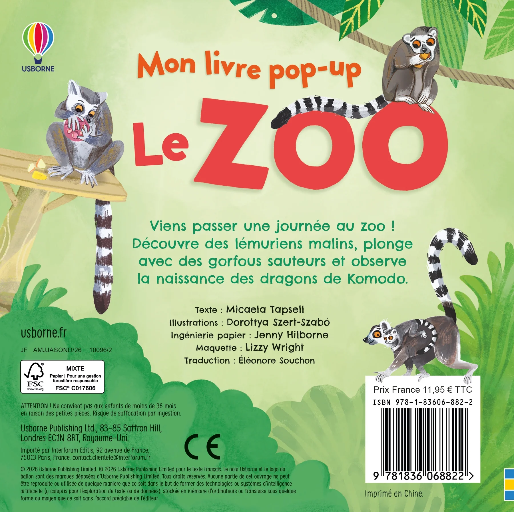 Le zoo - Mon livre pop-up - dès 3 ans - Image 18