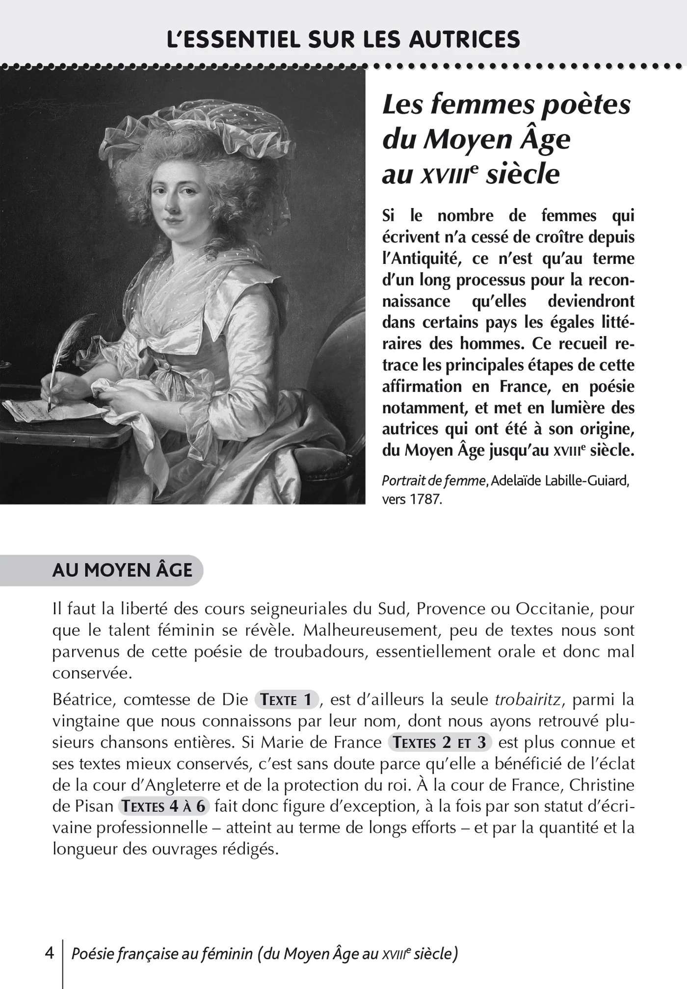 BiblioLycée - Poésie française au féminin du Moyen Âge au XVIIIe siècle - Image 5
