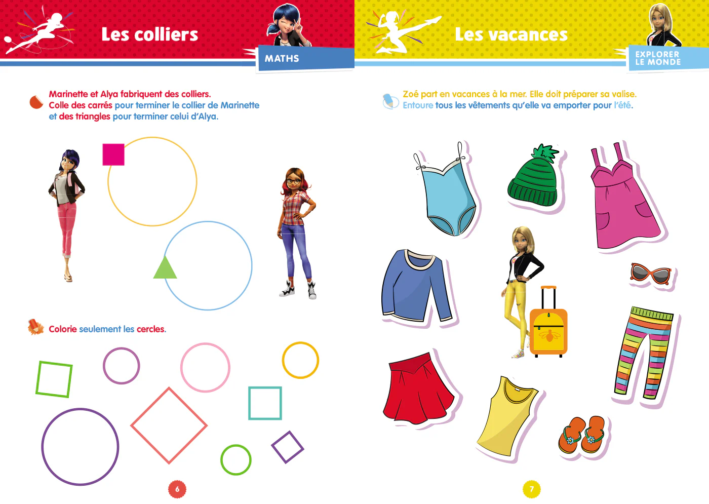 Miraculous - De la Moyenne Section à la Grande Section - Cahier de vacances 2026 - Image 5