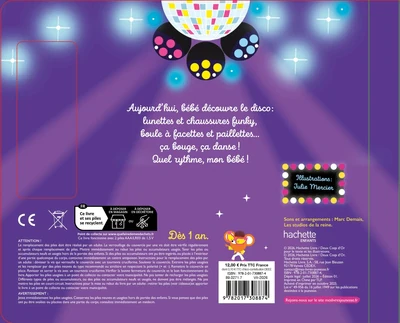 My Baby Disco - livre sonore  avec module sonore et 6 boutons - Image 2