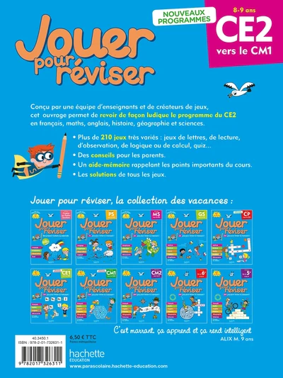 Jouer pour réviser - Du CE2 au CM1 8-9 ans - Cahier de vacances 2026 - Image 2