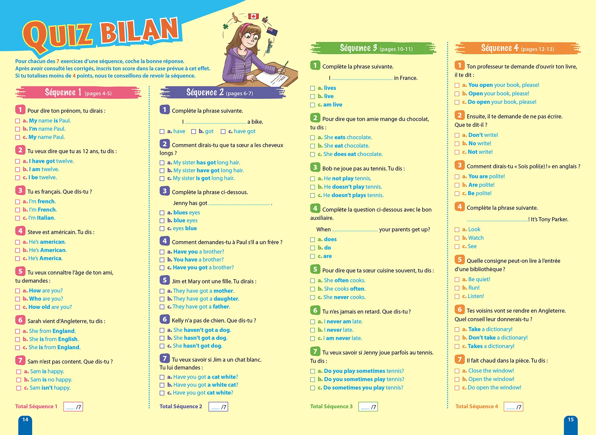 Passeport - Anglais - De la 6e à la 5e - Cahier de vacances 2026 - Image 12