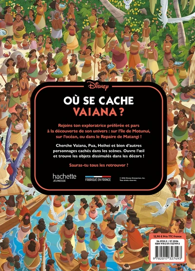 VAIANA - Où se cache Vaiana ? - Cherche et Trouve - Disney Princesses - Image 11