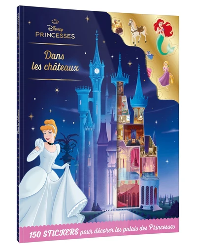 DISNEY PRINCESSES - Dans les châteaux de Princesses - Livre silhouetté avec stickers - Image 9
