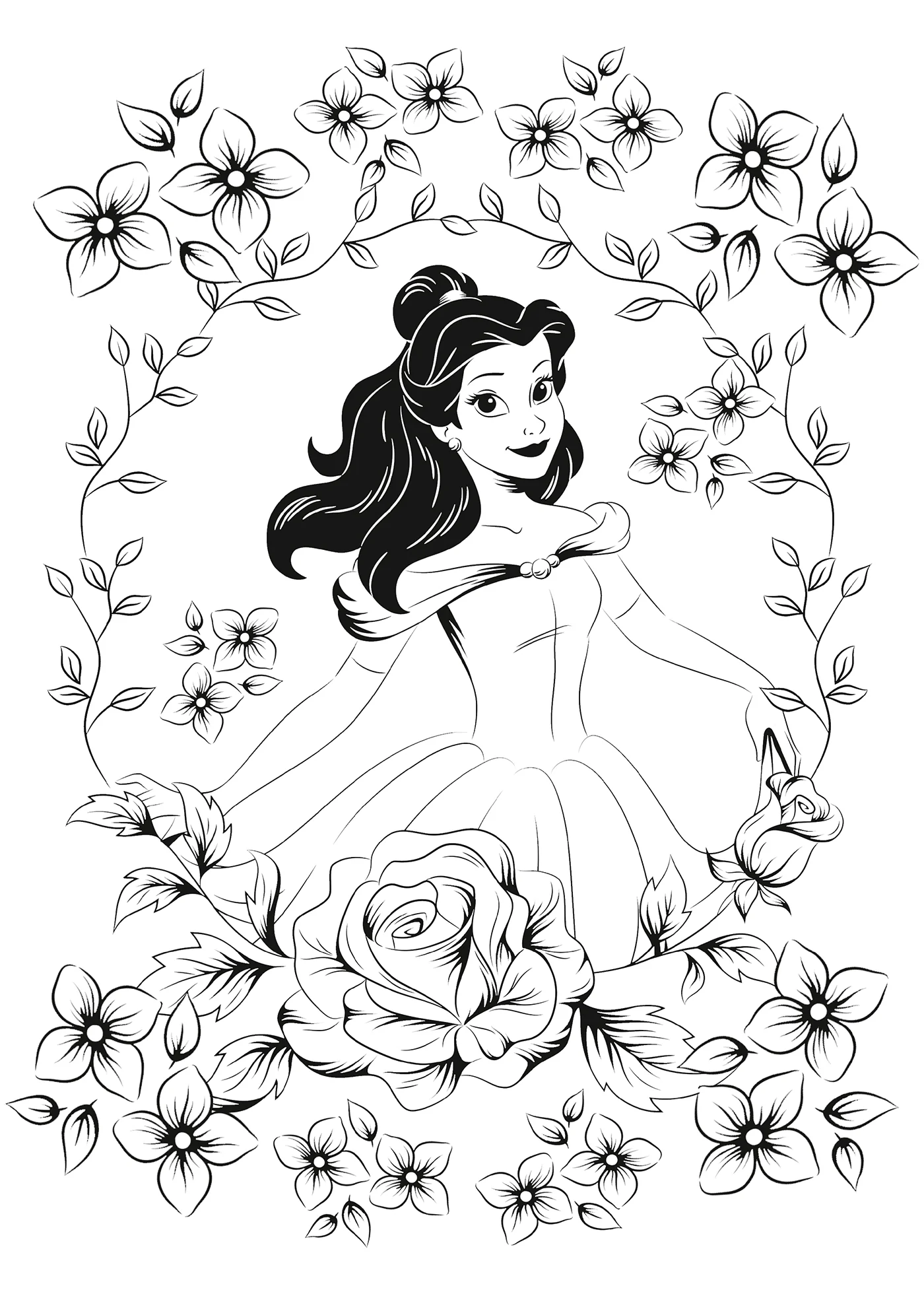 DISNEY TEENS - Atelier de coloriages - Mandalas Princesses et Motifs - Disney Princesses - Image 8