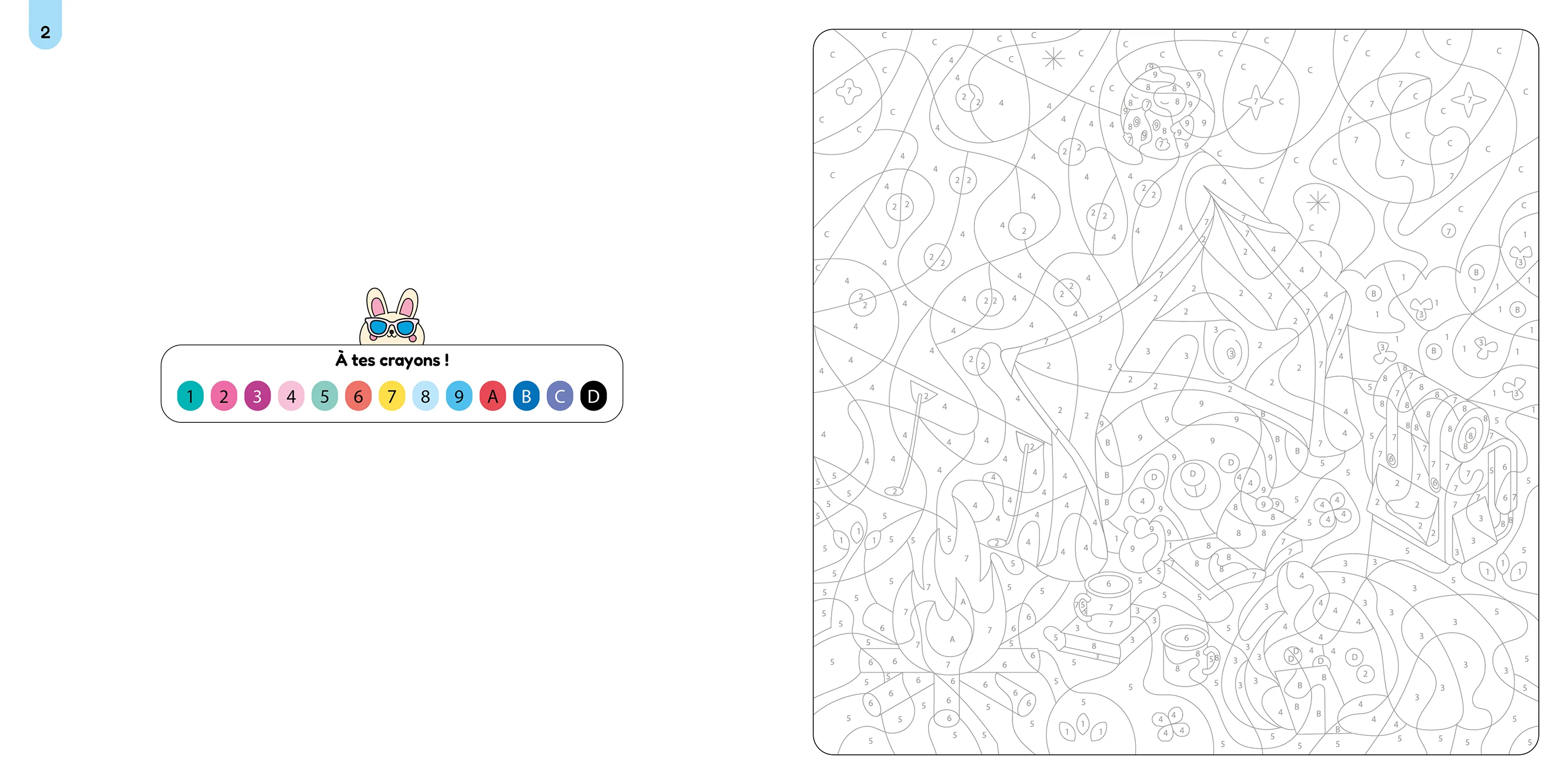 Mes petits amis - Coloriages mystères - Les beaux jours - Image 11