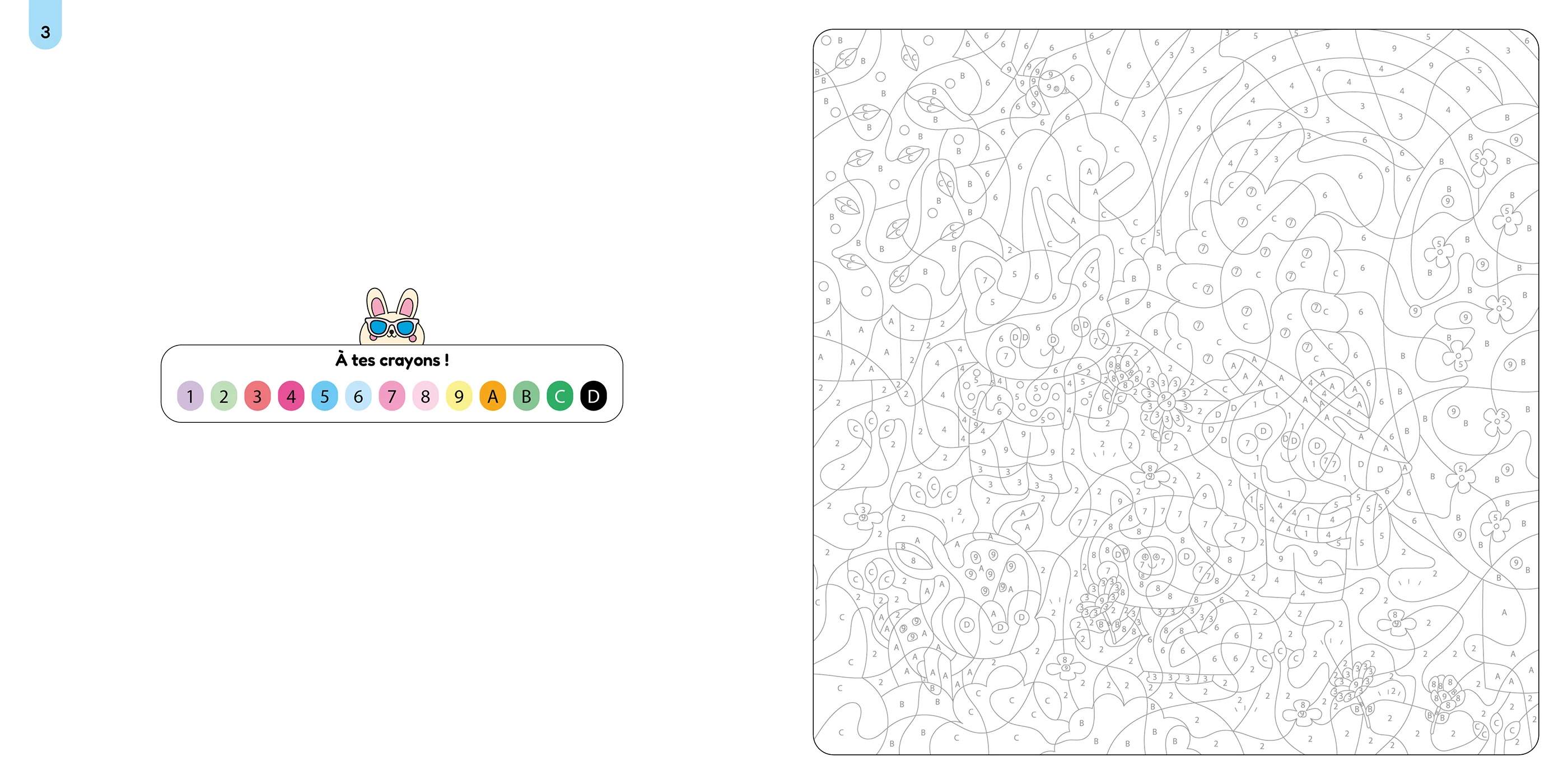 Mes petits amis - Coloriages mystères - Les beaux jours - Image 13