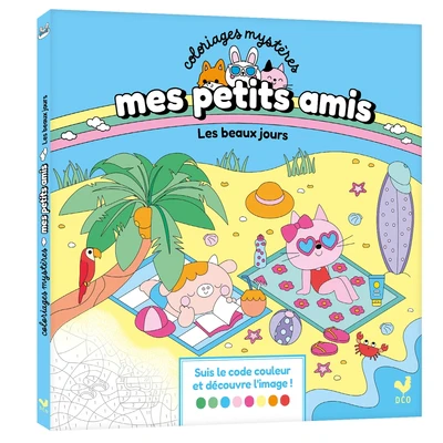 Mes petits amis - Coloriages mystères - Les beaux jours - Image 15