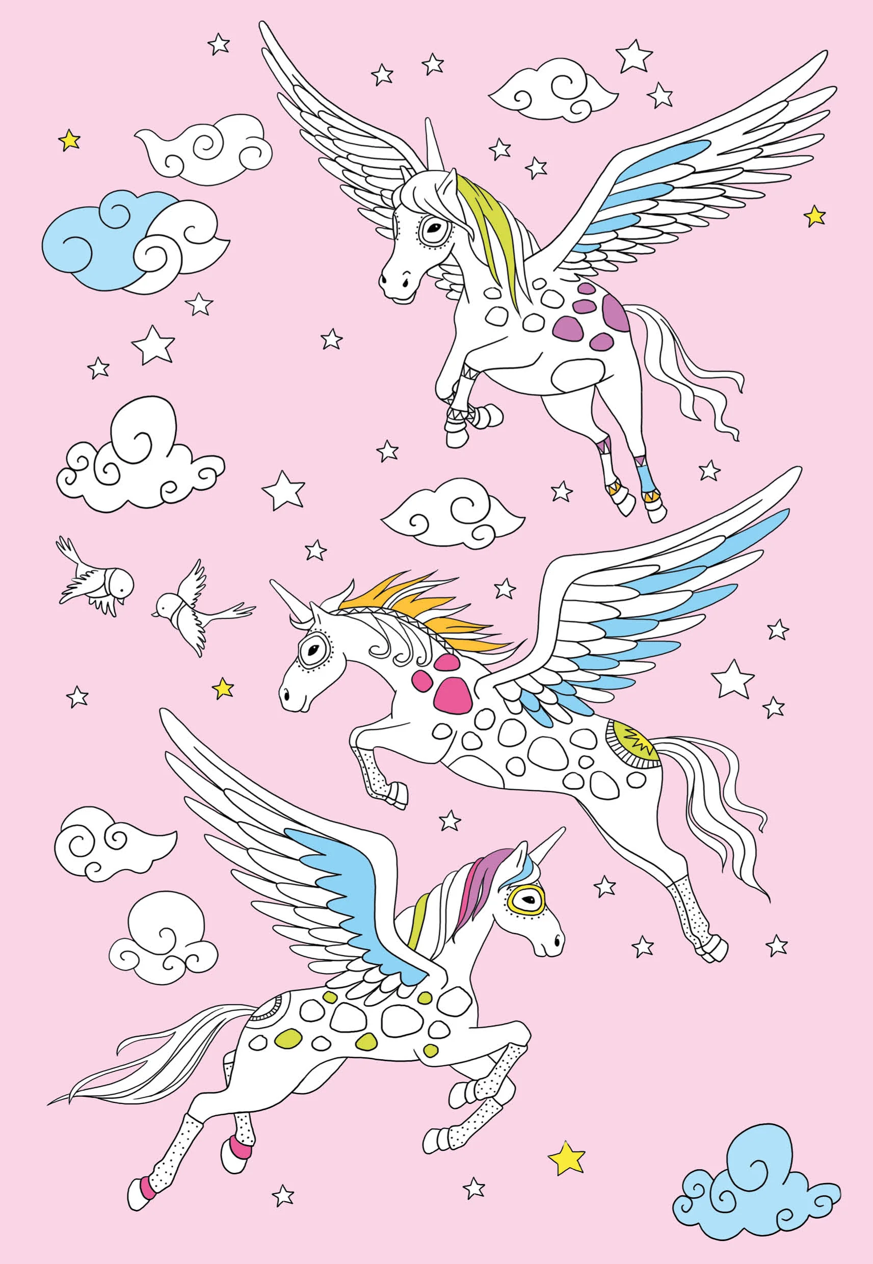 Coloriages Fabuleuses licornes - avec feutres pailletés - Image 13