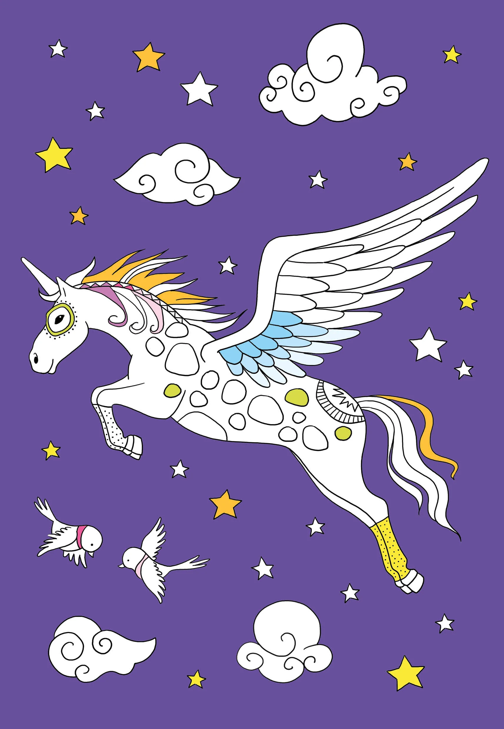 Coloriages Fabuleuses licornes - avec feutres pailletés - Image 8