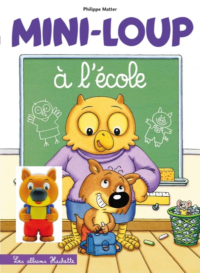 Mini-Loup à l'école avec figurine