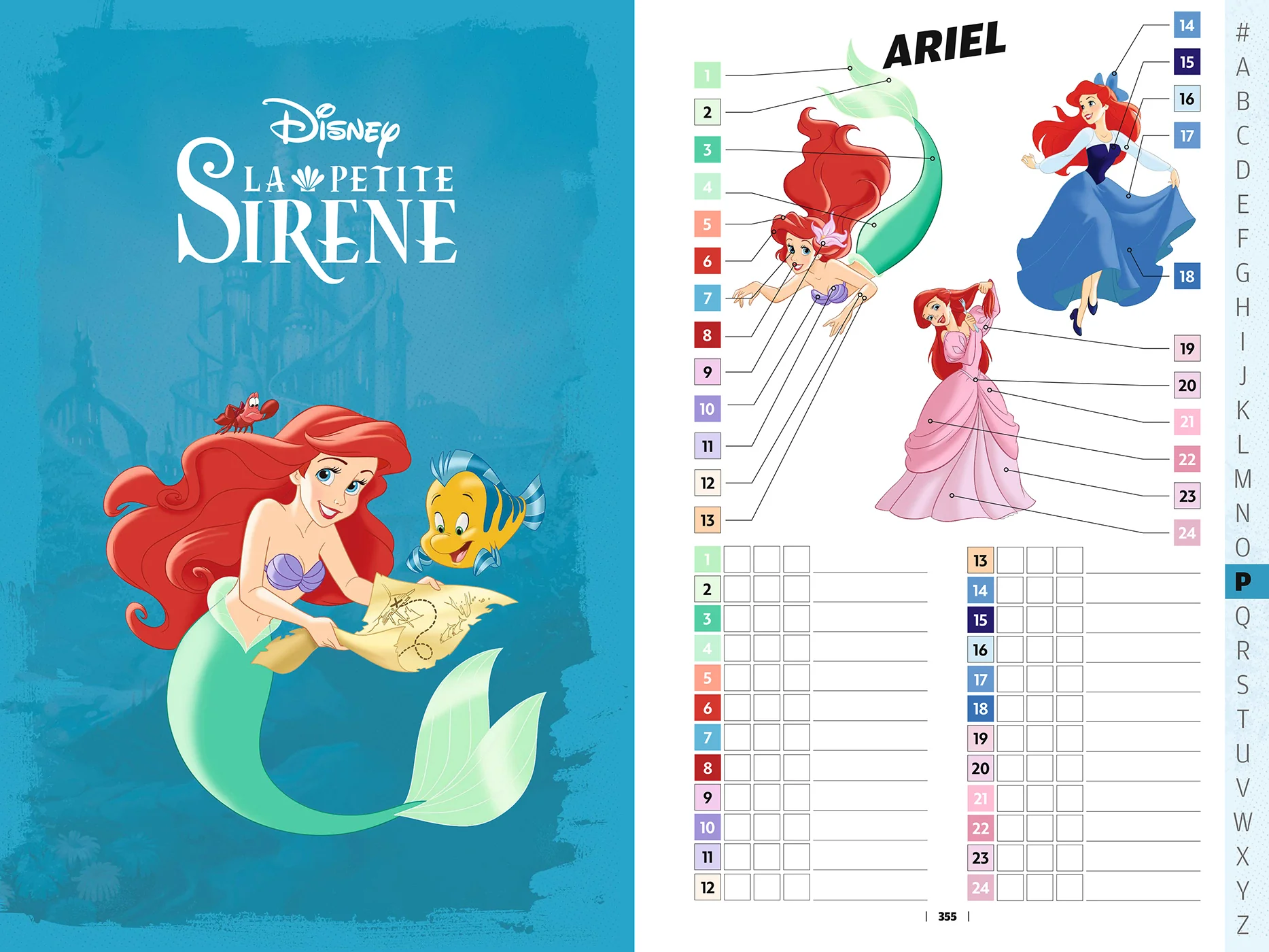 Coloriages mystères - Livre compagnon - Nuancier des personnages Disney - Image 42