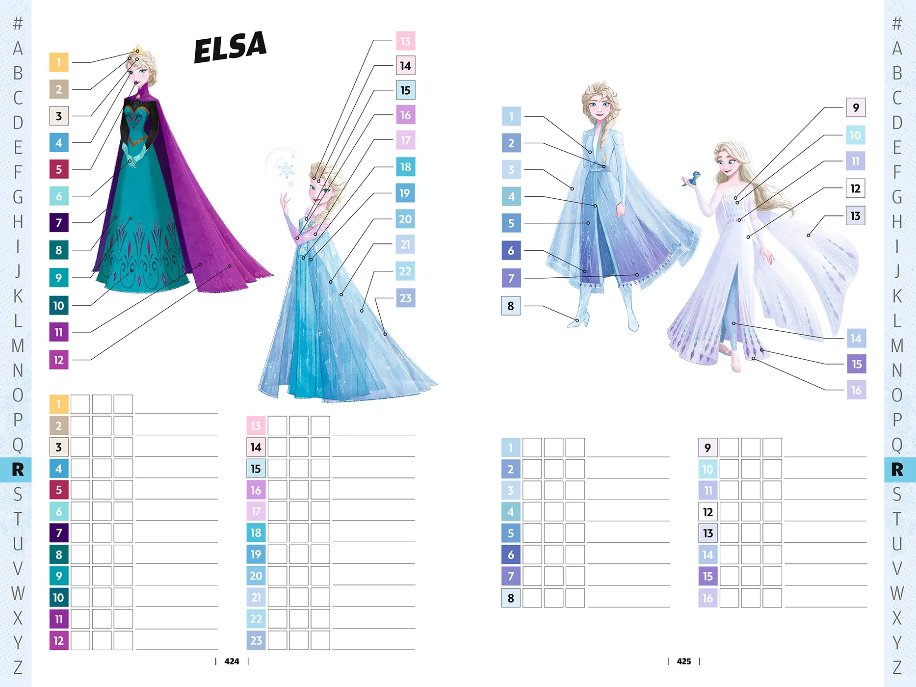 Coloriages mystères - Livre compagnon - Nuancier des personnages Disney - Image 65