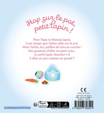 La bibliothèque des petits - Hop sur le pot petit lapin ! - Image 18