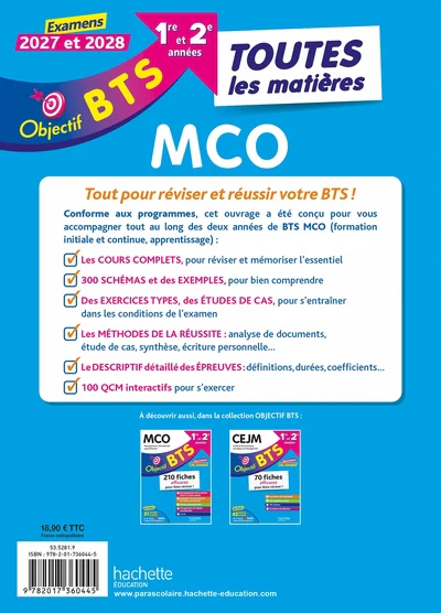 Objectif BTS MCO (1re et 2e années) - Toutes les matières, examens 2027-2028 - Image 24