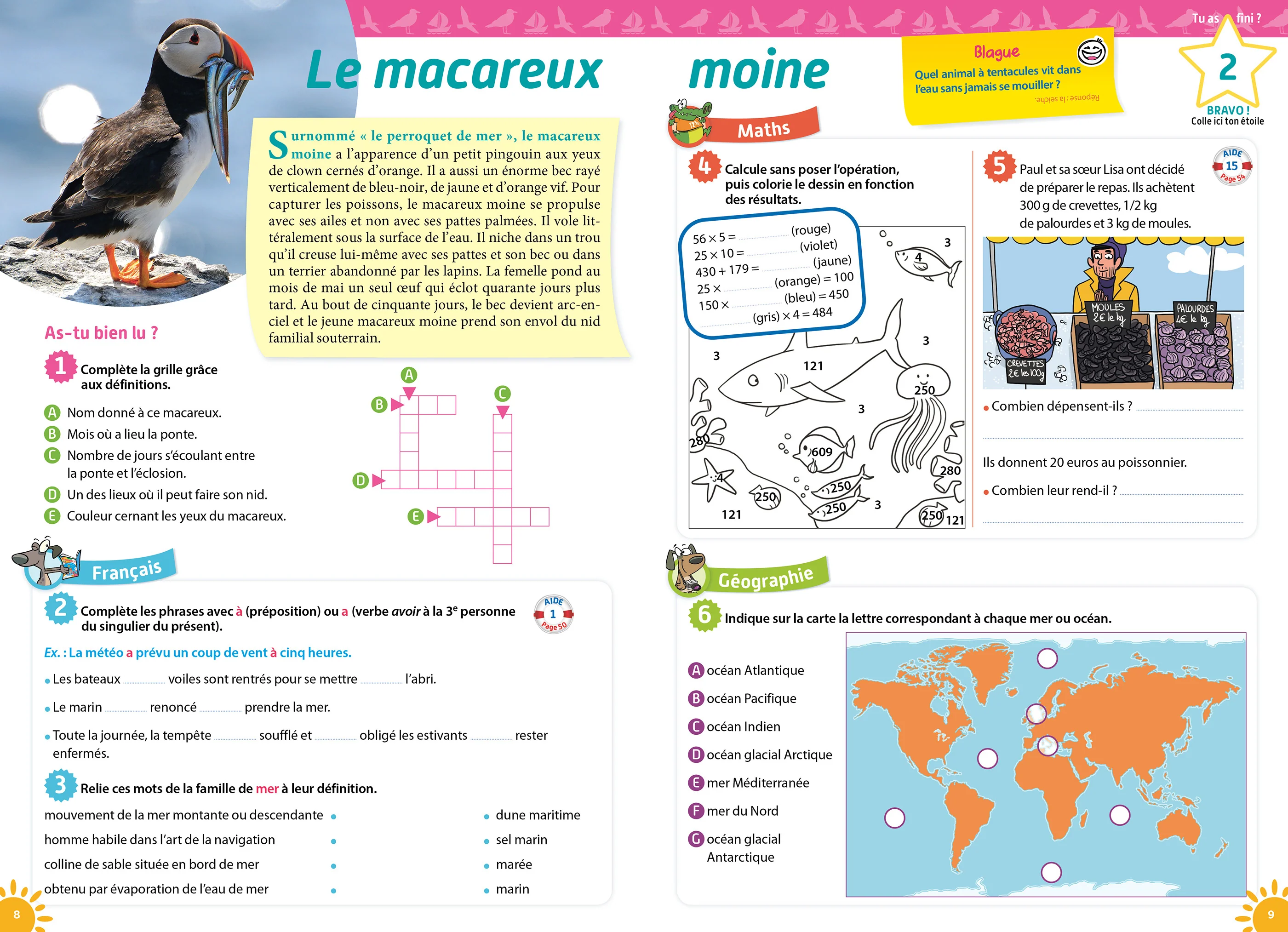 Passeport Du CM1 au CM2 9/10 ans Cahier de vacances 2026 - Image 9