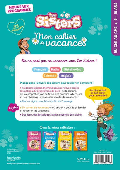 Les Sisters - Mon cahier de vacances 2026 - CM1 / CM2 - Image 12