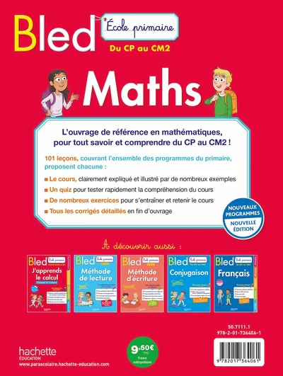 Bled Ecole primaire Maths du CP au CM2 - Image 7