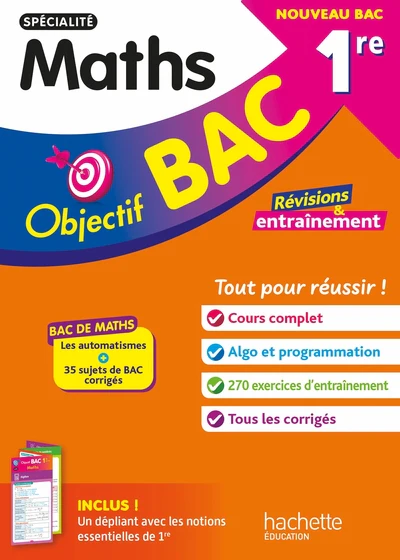 Objectif BAC - spécialité Maths 1re - Image 11