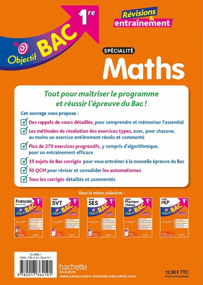 Objectif BAC - spécialité Maths 1re - Image 12