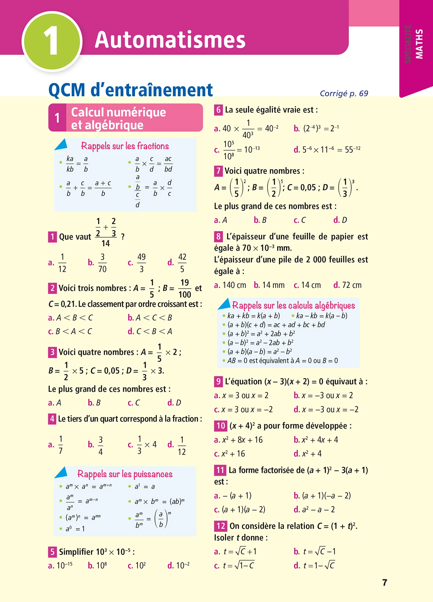 Objectif BAC - Toutes les matières 1re Spé Maths - SES - HGGSP + enseignements communs - Image 10