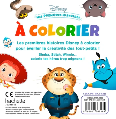 DISNEY BABY - Mes Premières Histoires - À colorier - Image 14