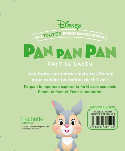 DISNEY BABY - Mes toutes Premières Histoires - Pan Pan Pan fait le lapin ! - Image 2