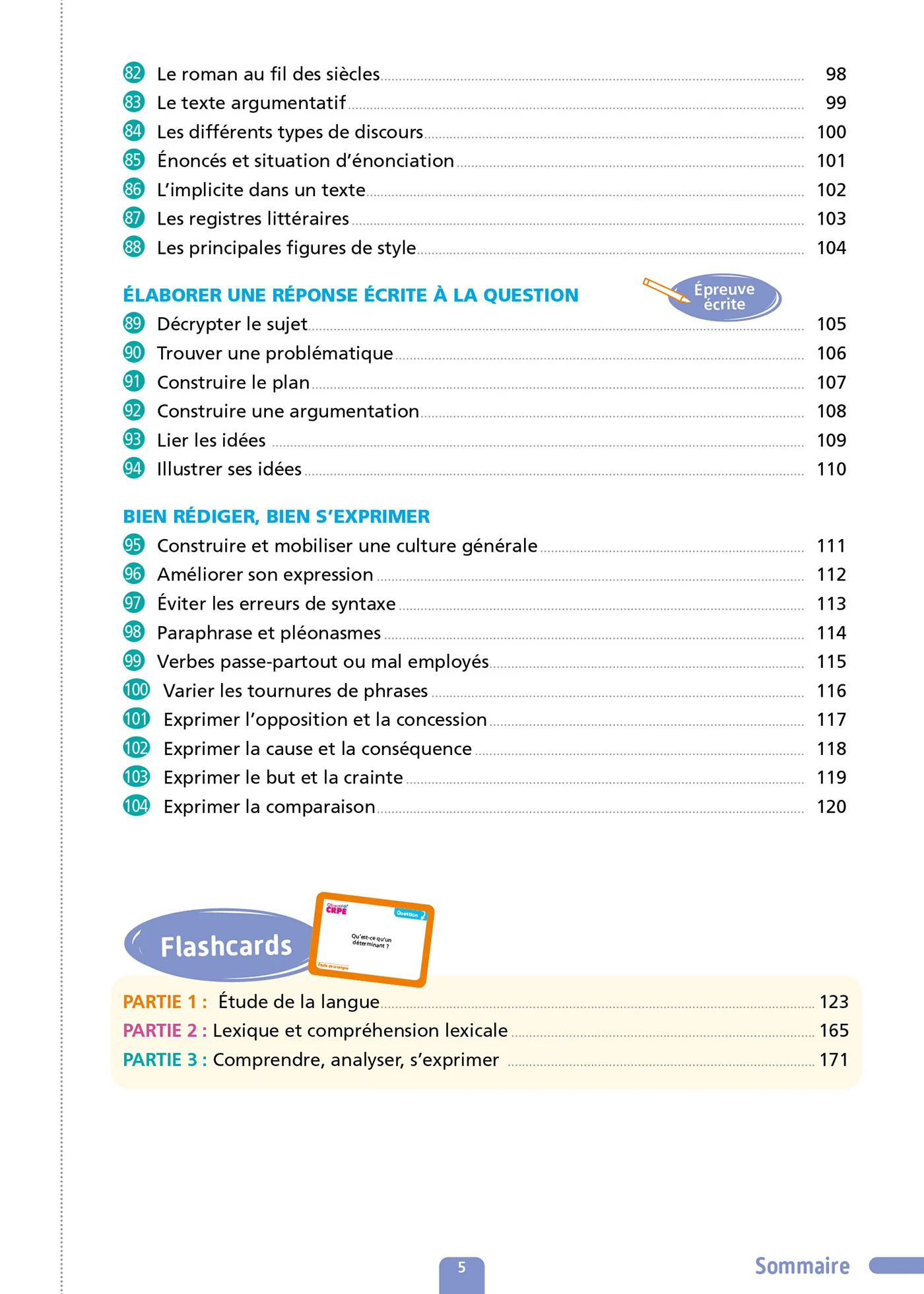 Objectif CRPE 2027-2028 - Français - 200 cartes mentales et flashcards - Écrit et oral - L3 - Image 17