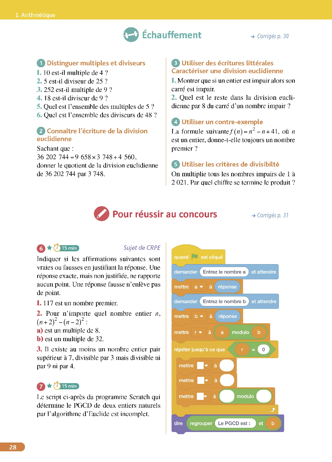 Objectif CRPE 2027-2028 - Maths - Épreuve écrite d'admissibilité - L3 - Image 38