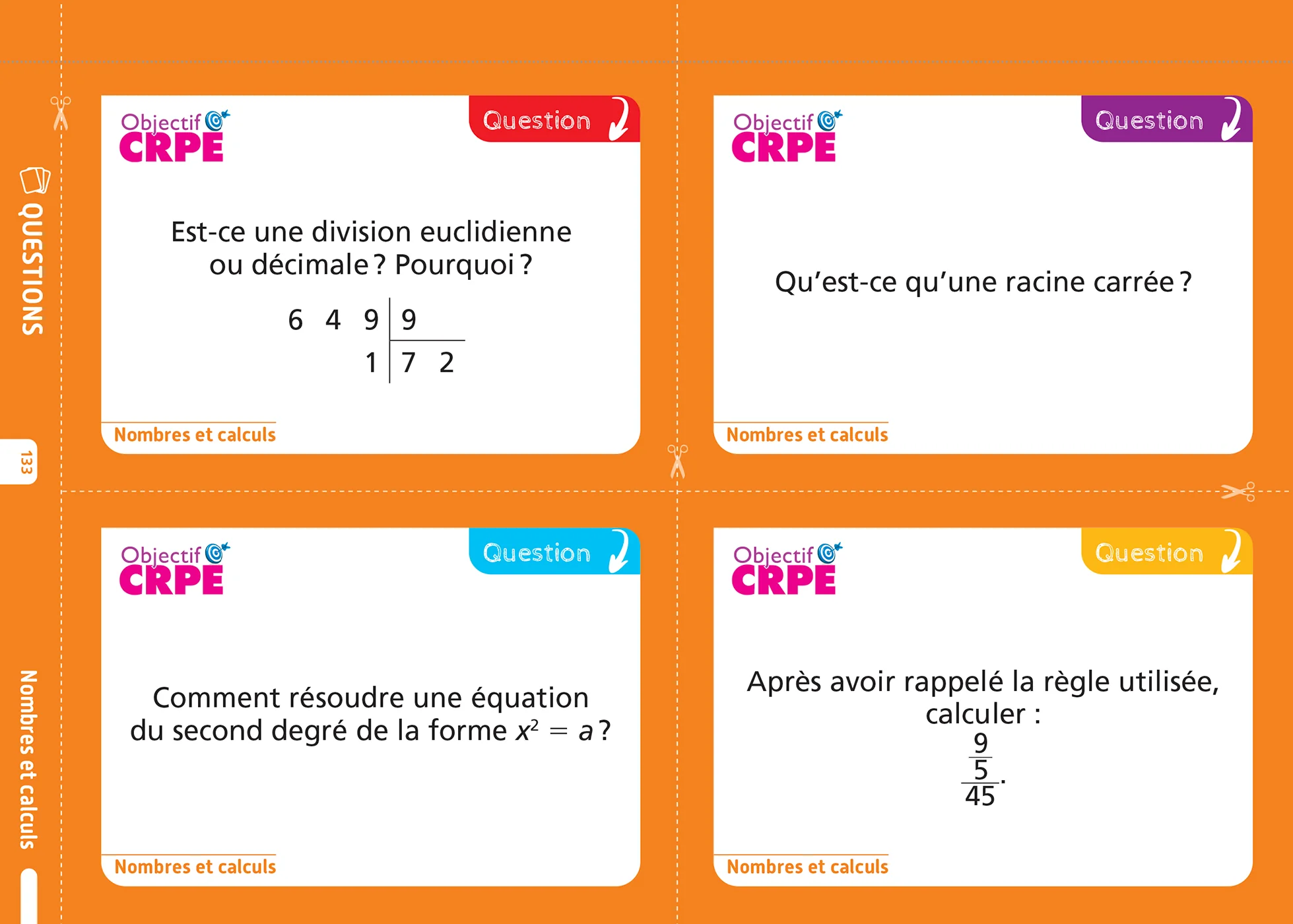 Objectif CRPE 2027-2028 - Maths - 200 cartes mentales et flashcards - Écrit et oral - L3 - Image 10