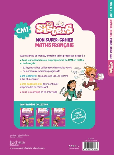 Les Sisters Mon super-cahier de maths et français CM1 - Image 7