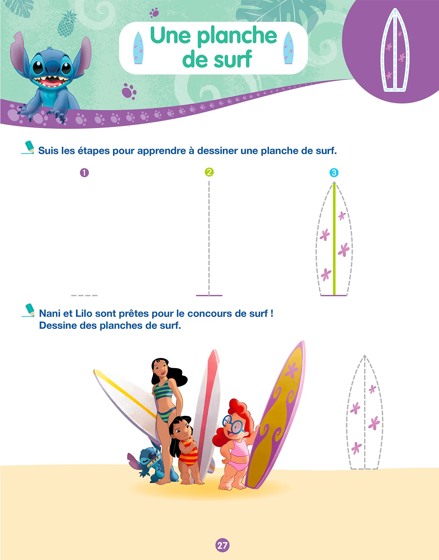 Disney - Stitch - Mon cahier effaçable - Mes premiers tracés, formes et dessins (2-6 ans) - Image 18