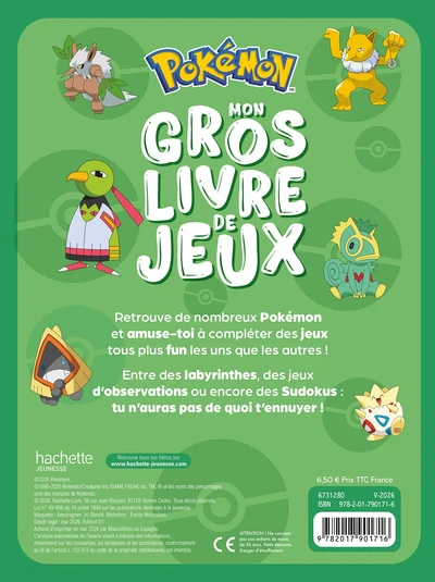 Pokémon - Mon gros livre de jeux - Image 7