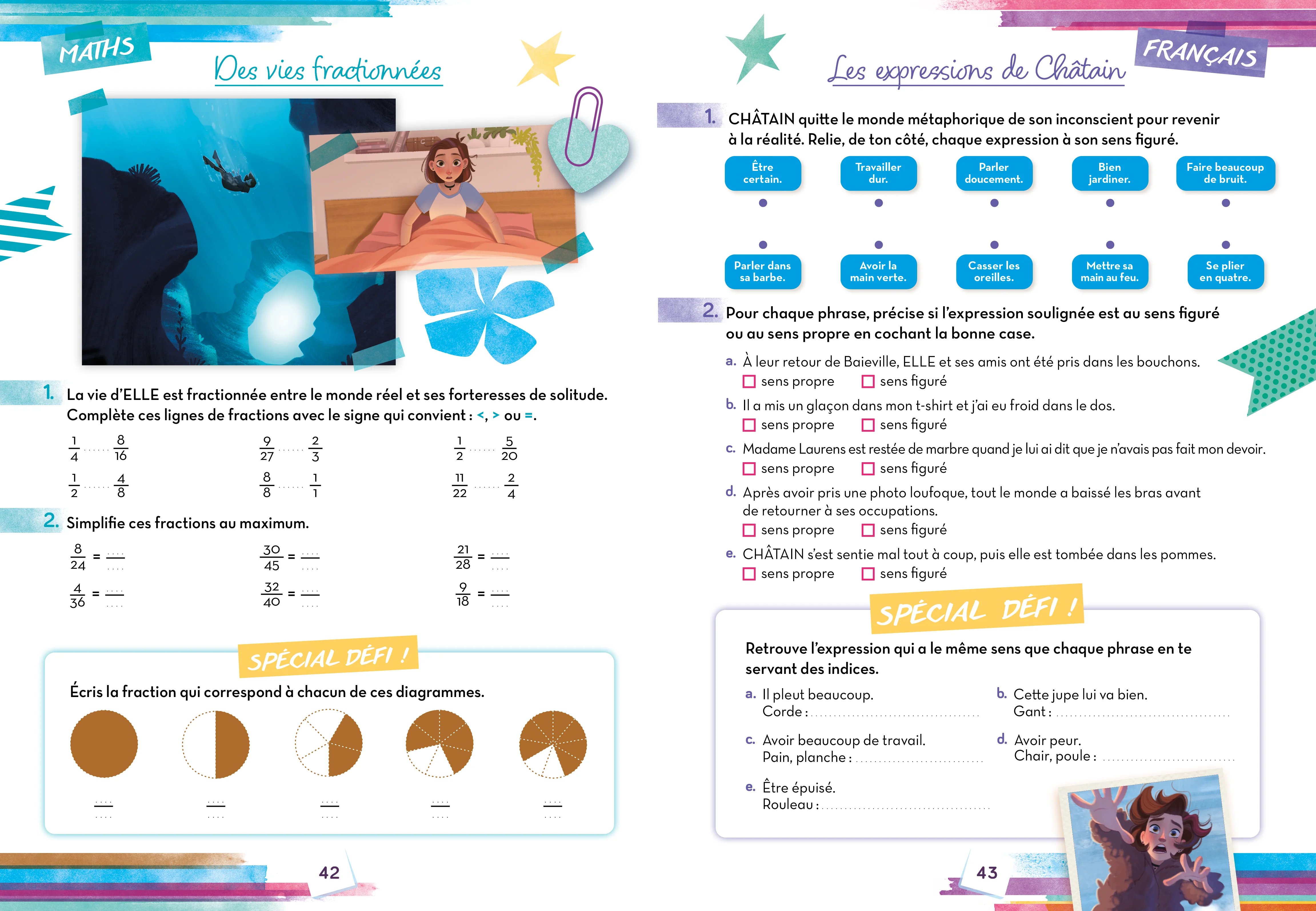 Mon cahier de Vacances ELLES - Du CM2 à la 6e - Image 14