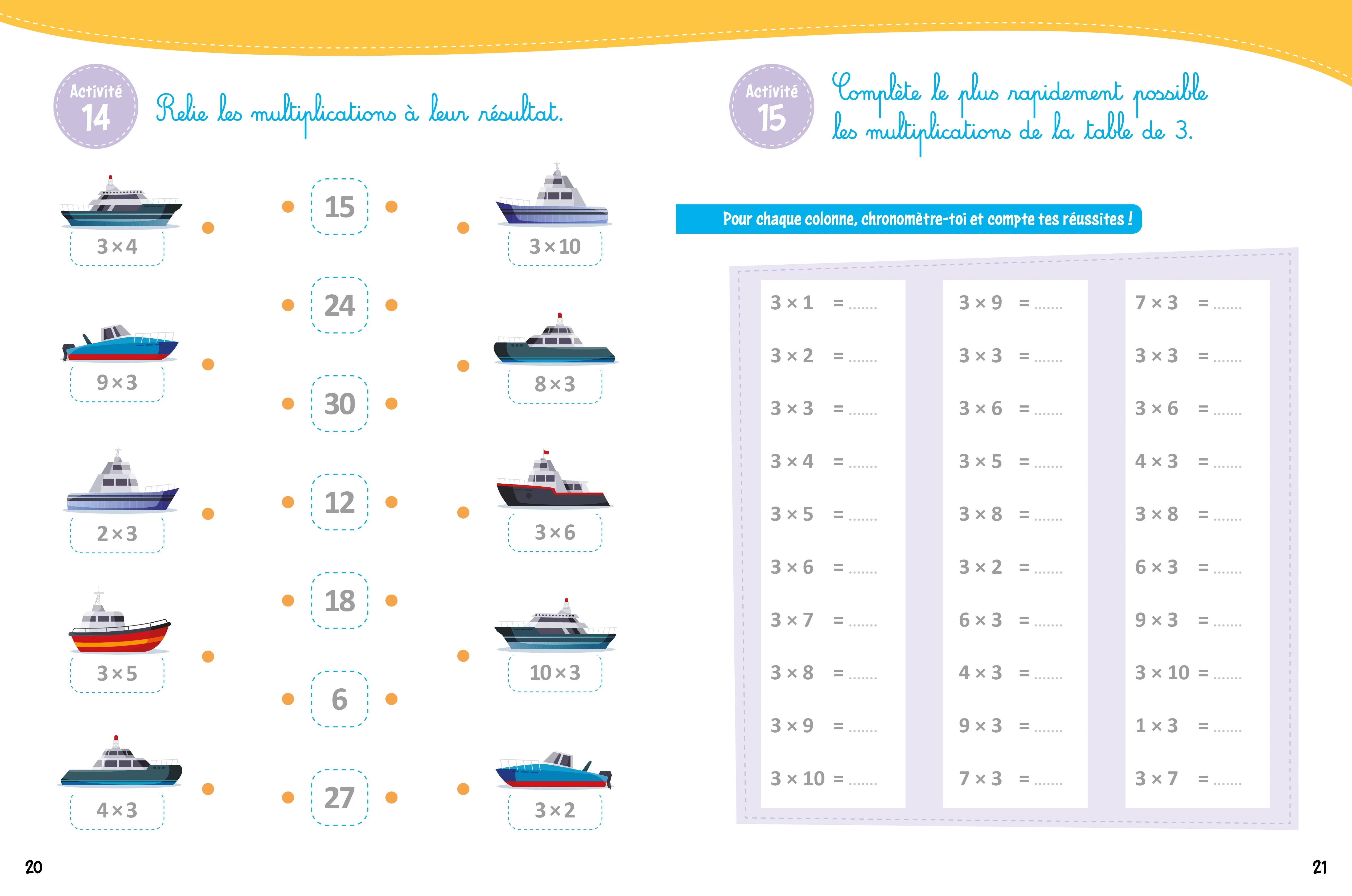 Le grand cahier des multiplications - CE1/CE2 - Image 11