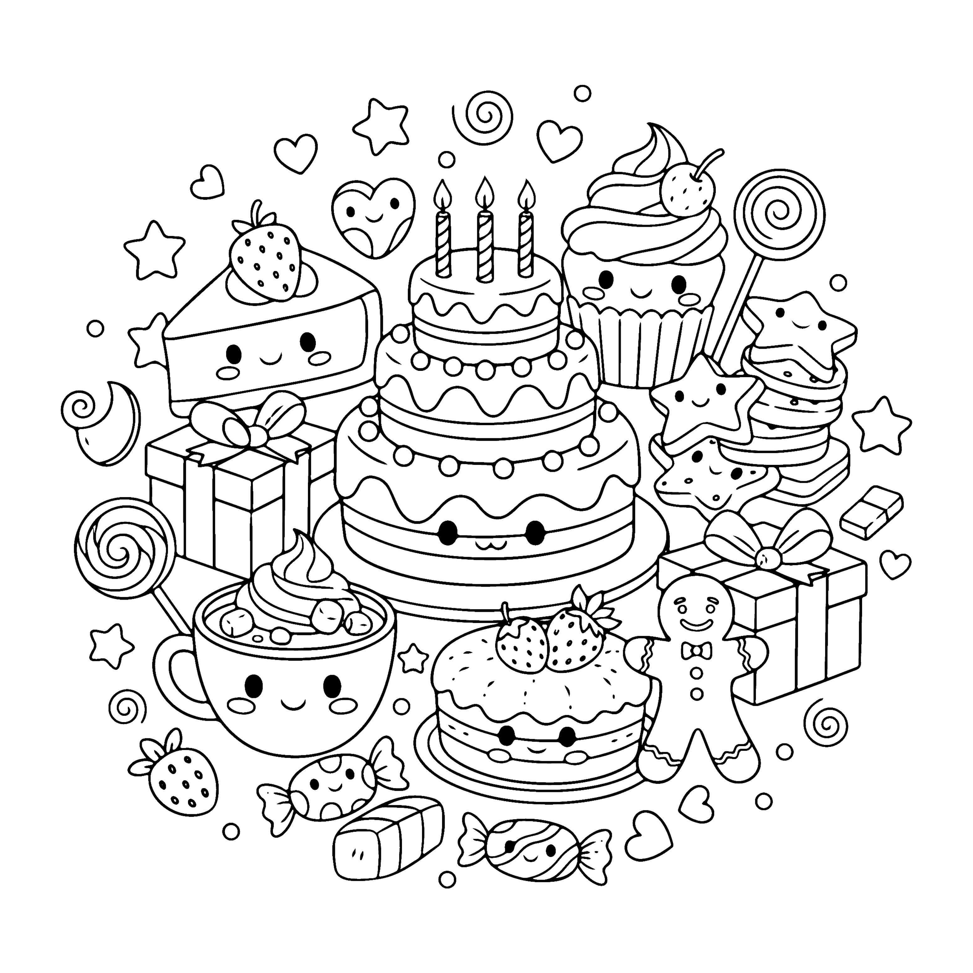 Coloriages kawaï food - Image 7
