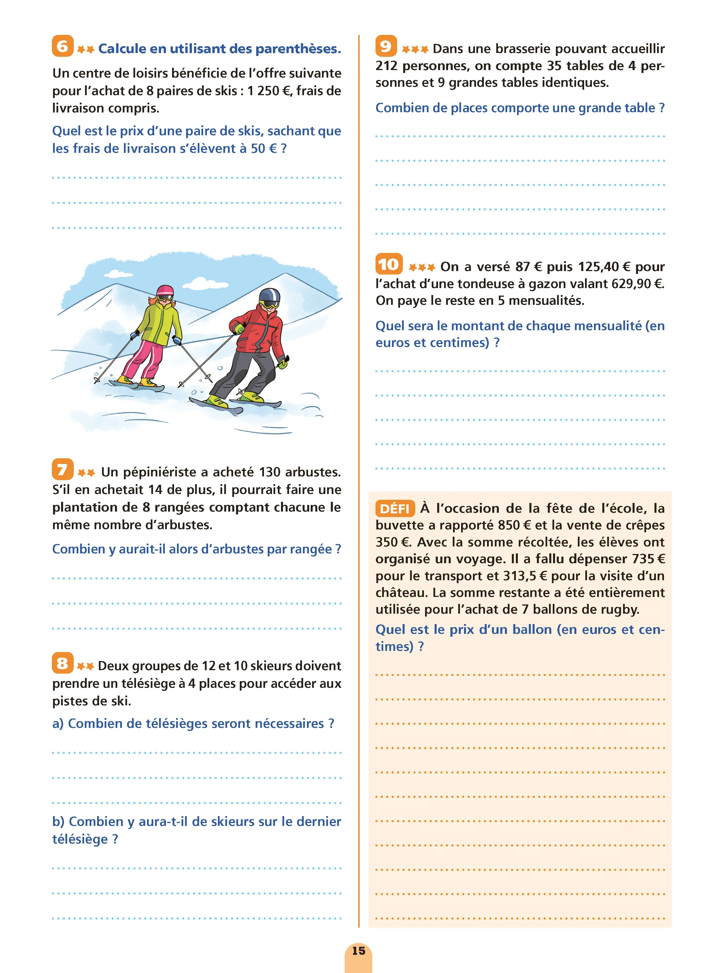 Mon cahier de problèmes de maths CM2 - Image 10