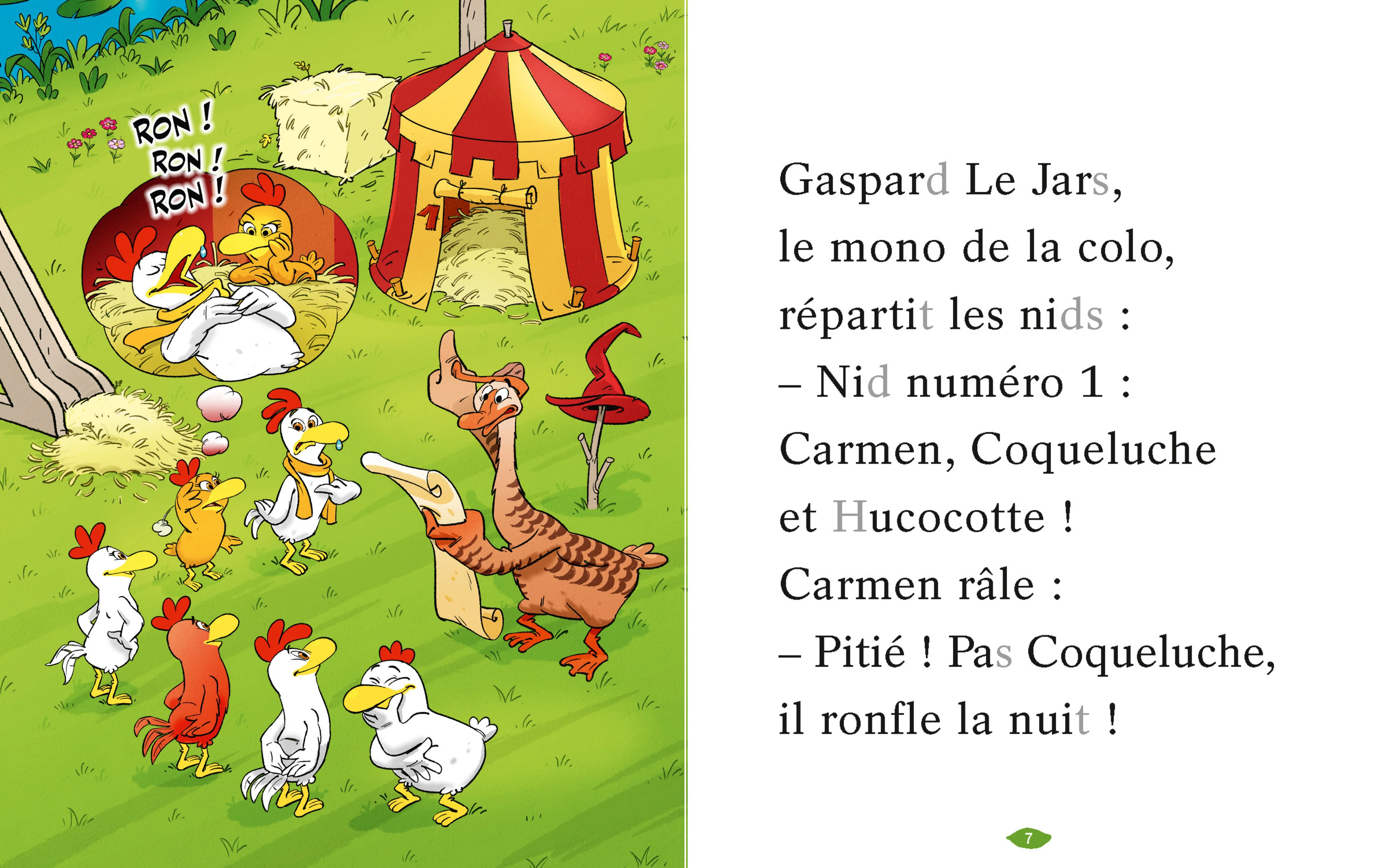 Cocorico Je sais lire ! 1res lectures avec les P'tites Poules - La colo des P'tites Poules - Image 7