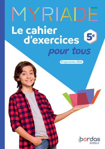 Myriade - Maths 5e - 2026 - Cahier d'exercices pour tous - Image 2