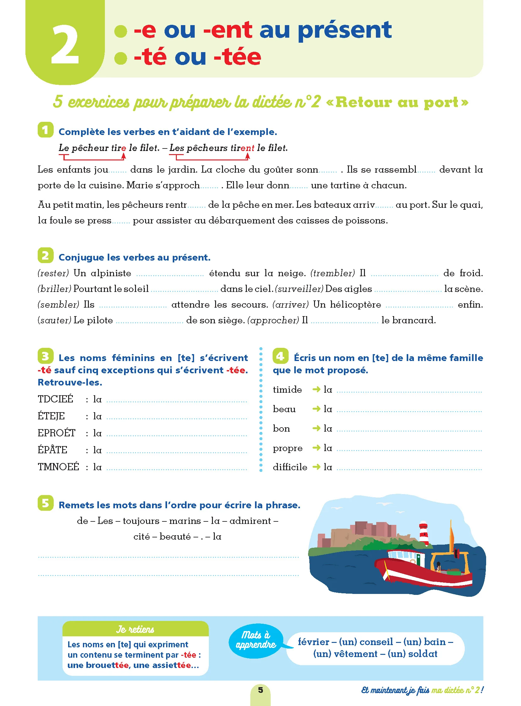 Les cahiers Bordas - Mon cahier de dictées CE2 - Image 5