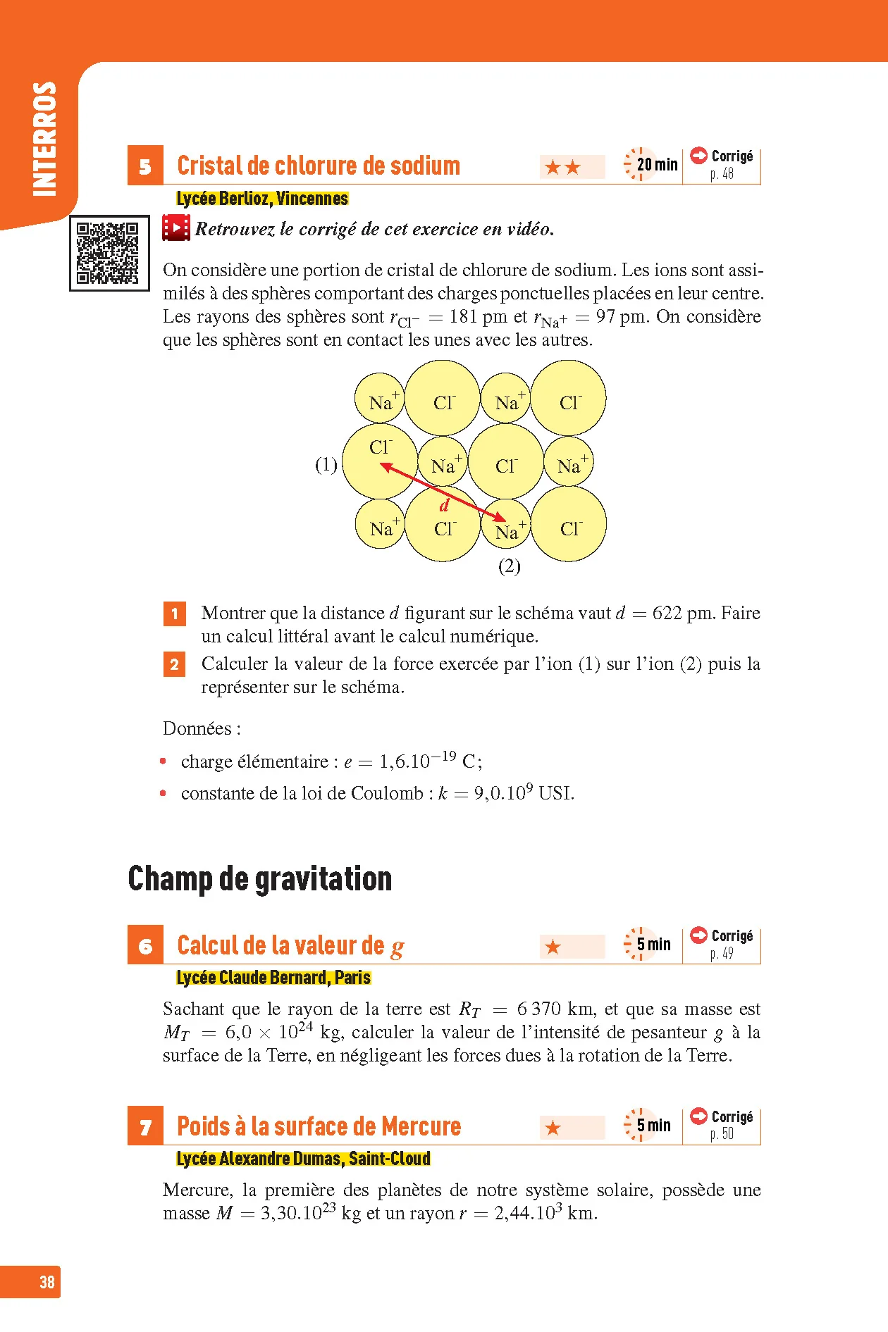 Interros des Lycées Physique Chimie 1re - Image 7