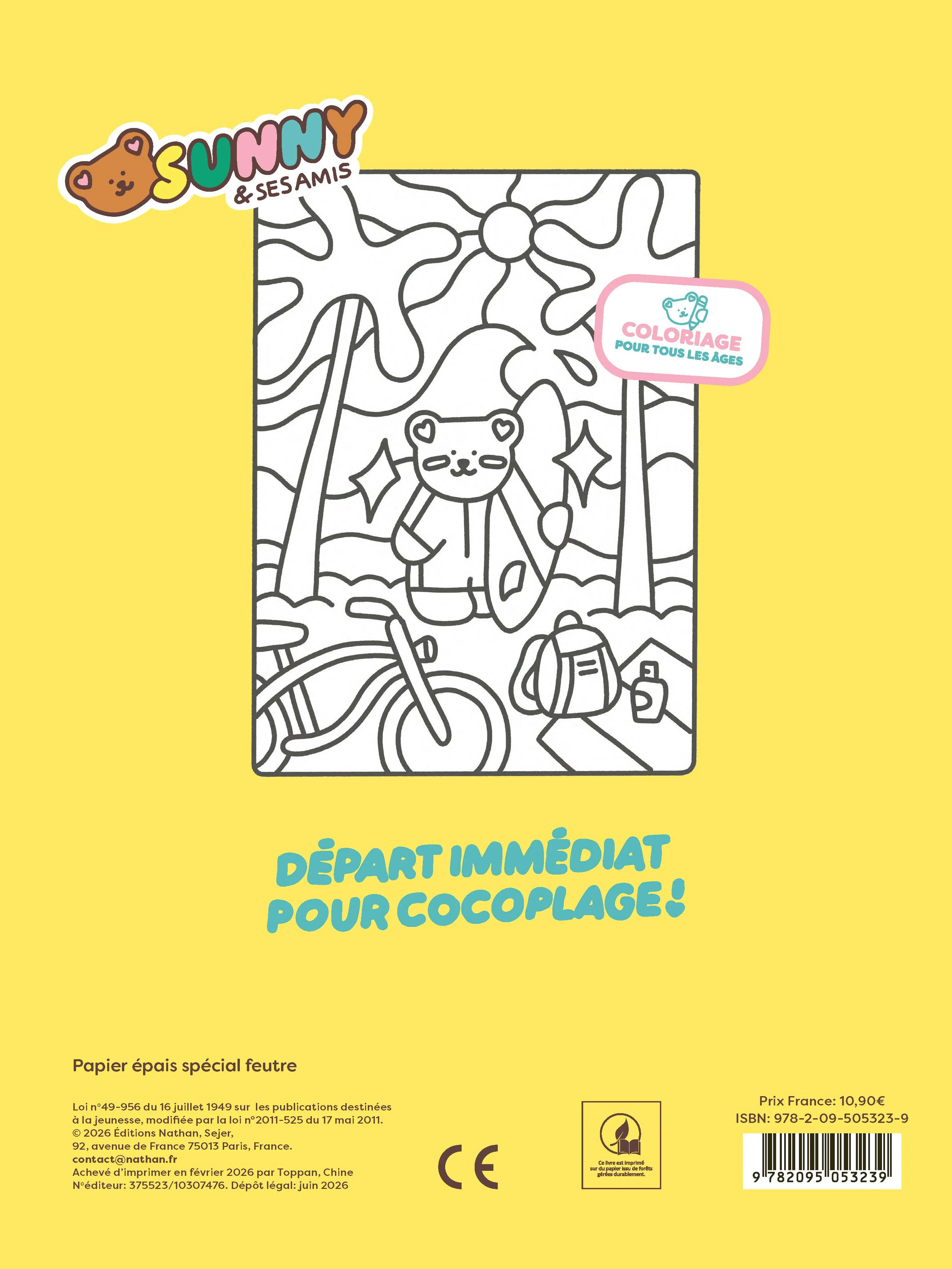 Sunny & ses amis - Coloriage - Soleil, surf & glace coco ! - Image 2