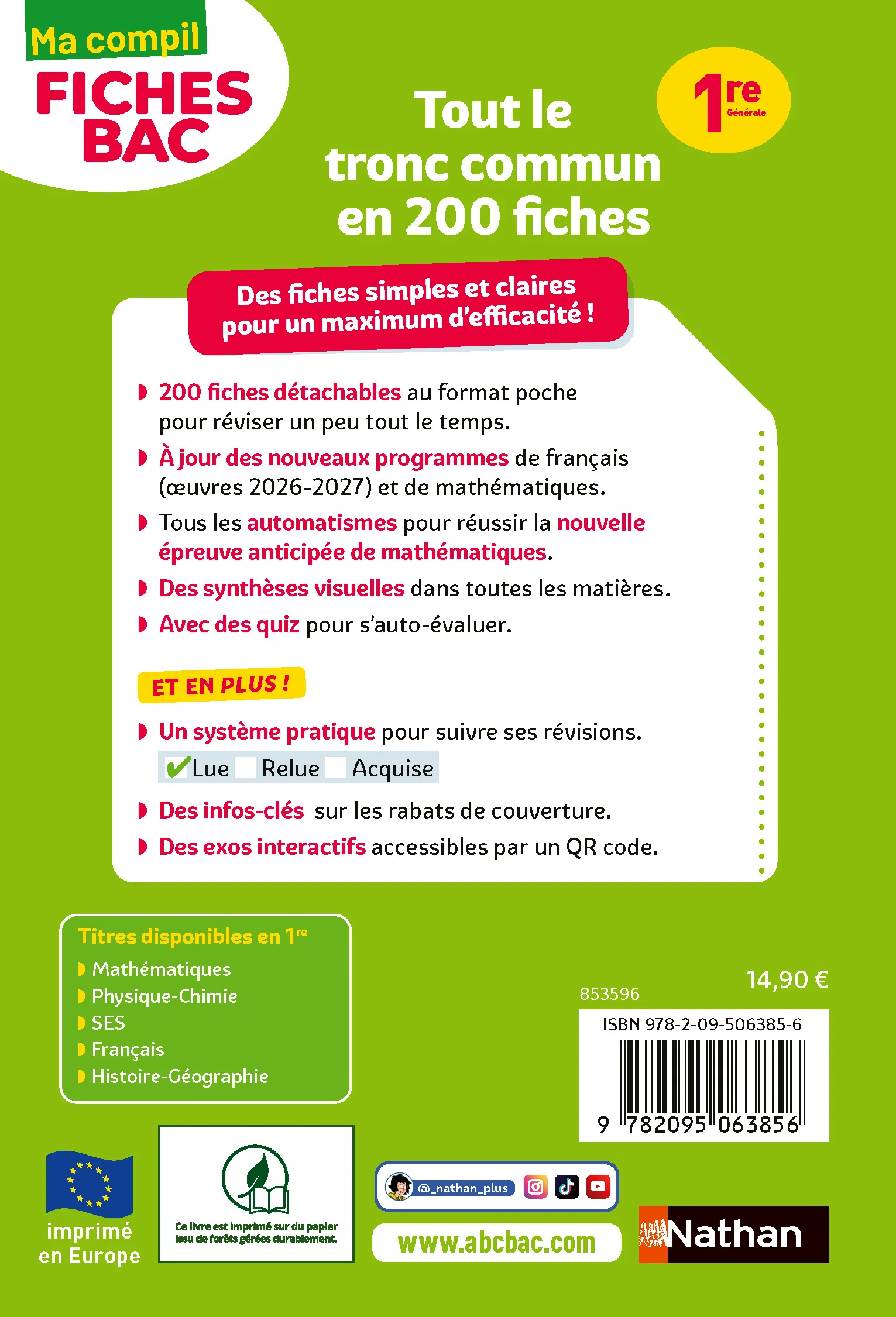 Ma Compil Fiches 1ère - Image 2