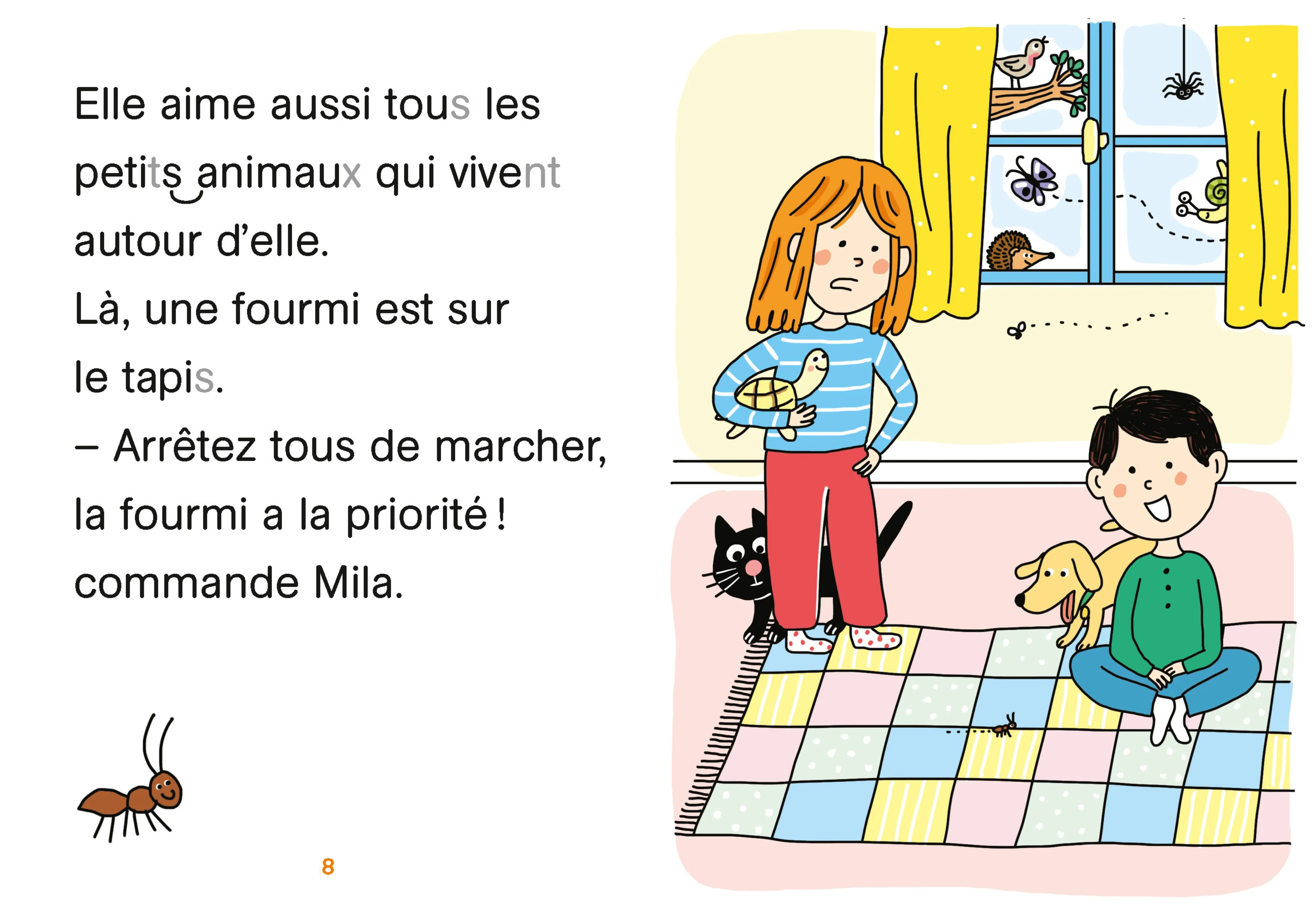 Regarde je lis ! Une histoire à lire tout seul - Mila vétérinaire niveau 2 - Image 8