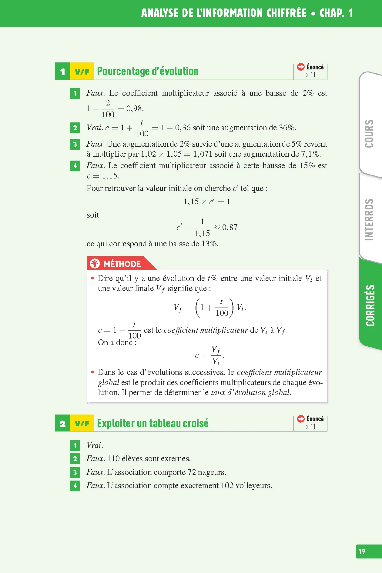 Interros des Lycées Maths 1re Tronc commun - Image 32