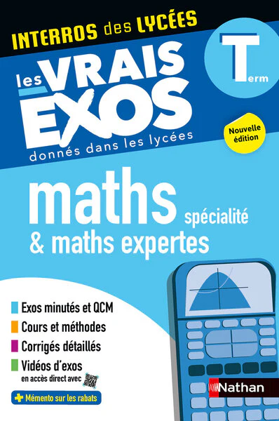 Interros des lycées Maths + Maths expertes Term - Les vrais exos - Image 17
