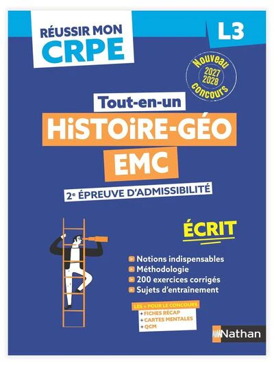 Réussir mon CRPE Histoire Géographie EMC 2e épreuve d'admissibilité L3 écrit 2027 - Image 12